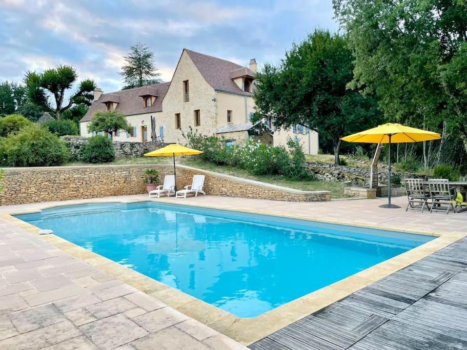 Charming 19Th Century Farmhouse With Pool Vitrac  Exterior photo